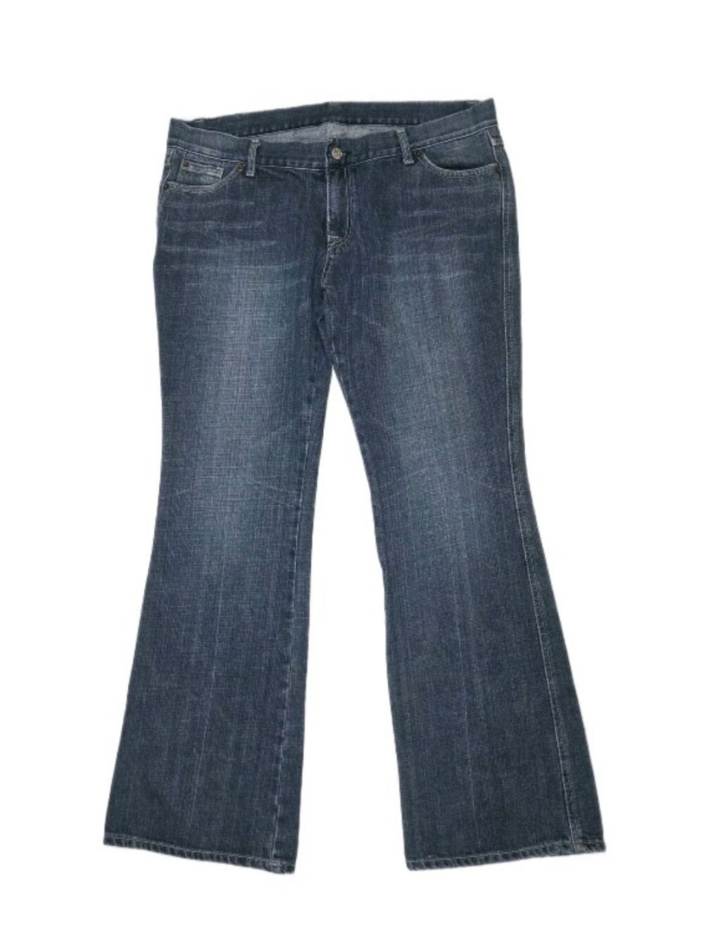 7 For All Mankind A Pocket Bootcut Jeans Womens Size 36 Bling Y2K USA